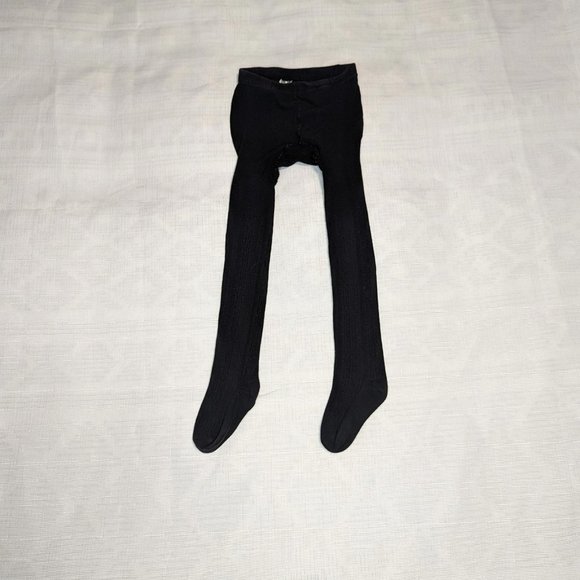 Girls Black Thick Tights‎ - Picture 1 of 4